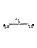 Silencieux direct  Sport  Inox 1 Silencieux Inox Look V6 AUDI TT Modèle 8J 2007-2013 1.8 / 2.0 TFSI / 2 Roues motrices / Quattro