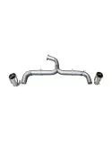 Silencieux direct  Sport  Inox 1 Silencieux Inox Look V6 AUDI TT Modèle 8J 2007-2013 1.8 / 2.0 TFSI / 2 Roues motrices / Quattro