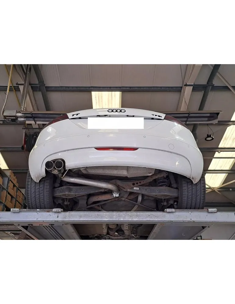 Silencieux direct  Sport  Inox 1 Silencieux Inox  AUDI TT Modèle 8J 2007-2013 2.0Tdi Quattro
