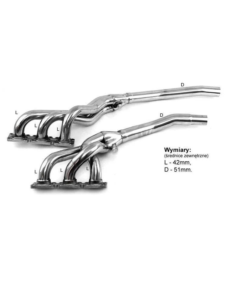 Collecteur d'échappement Inox DriveOnly Série 3 E36 323i/325i/328i/M3 1992 - 1998