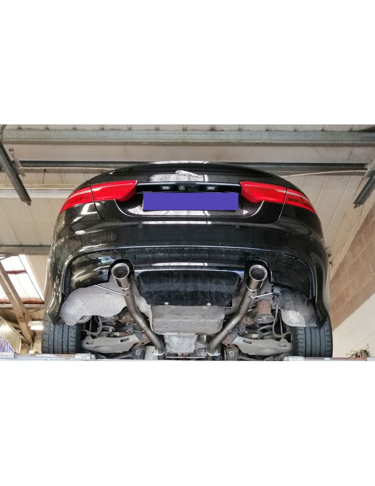 Ligne Silencieux Duplex + Intermédiaire direct Sport Inox DriveOnly Jaguar Jaguar XE 2.0d R Sport 2015 - 2021