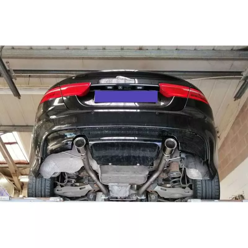 Ligne Silencieux Duplex + Intermédiaire direct  Sport  Inox DriveOnly  Jaguar Jaguar XE 2.0d R Sport 2015 - 2021