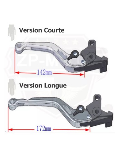 Leviers réglables Z 750 R 2011 - 2012