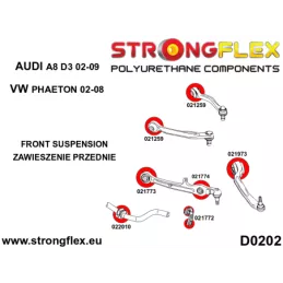  Silent block Polyuréthane Arrière Triangle de Suspension Avant Supérieur Audi A6 C7 (11-18)
