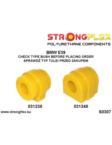  Silent block Polyuréthane SPORT Barre stabilisatrice Avant BMW 1 E88 04-
