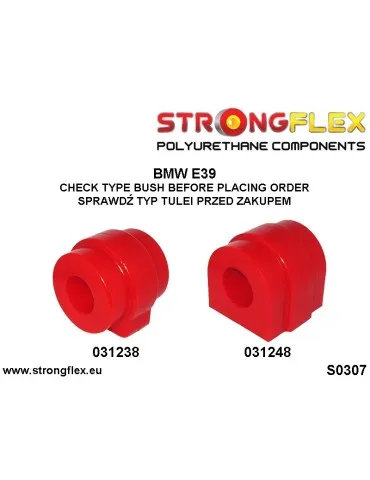  Silent block Polyuréthane Barre stabilisatrice Avant BMW 5 E61 03-10 xi xd
