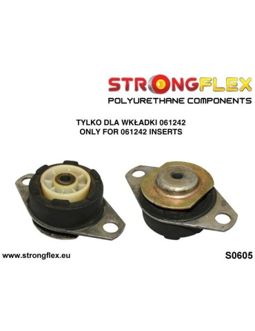  Inserts SPORT de support de boîte de vitesses Fiat Cinquecento 91-98
