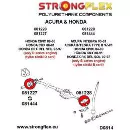  Fixation de l'extension du levier de vitesses Honda Civic 95-00 UK
