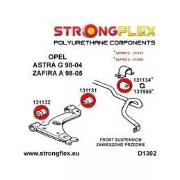  Silent block Polyuréthane SPORT Avant Triangle de Suspension Arrière Avant Cadillac BLS 05-10
