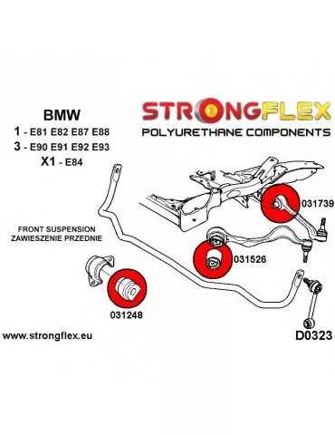  Silent block Polyuréthane Triangle de Suspension  BMW Z4 E89
