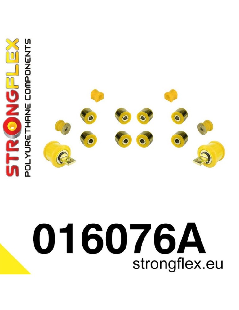Kit SPORT Silent block Polyuréthane Train Avant et Arrière Alfa Romeo GT 03-10