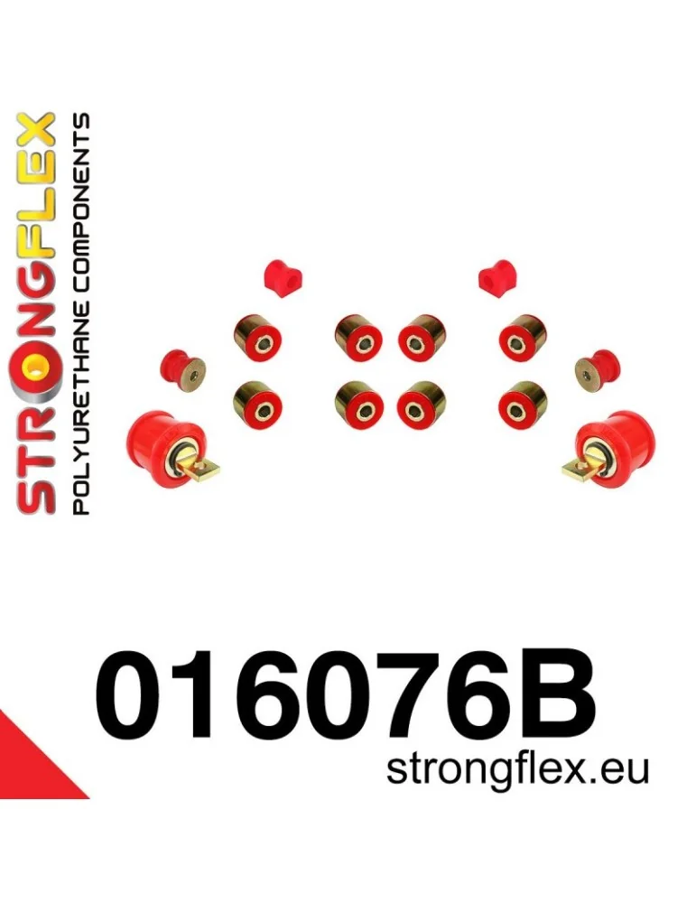 Kit Silent block Polyuréthane Train Avant et Arrière Alfa Romeo 147 00-09