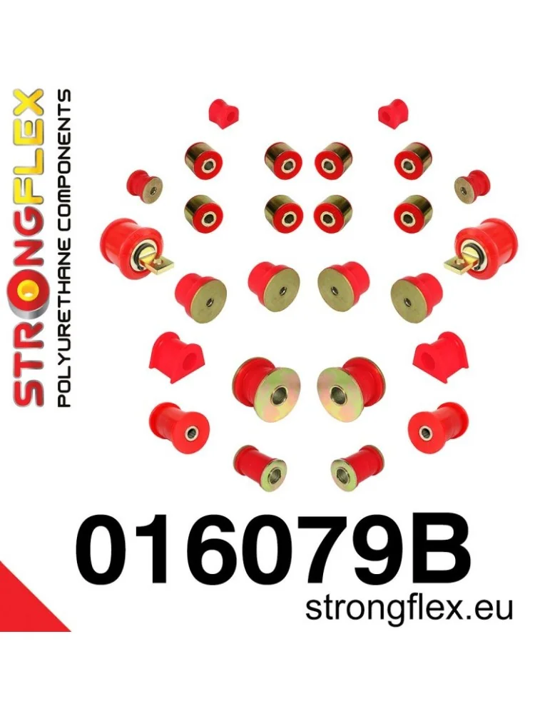 Kit Silent block Polyuréthane Train Avant Alfa Romeo 156 97-06