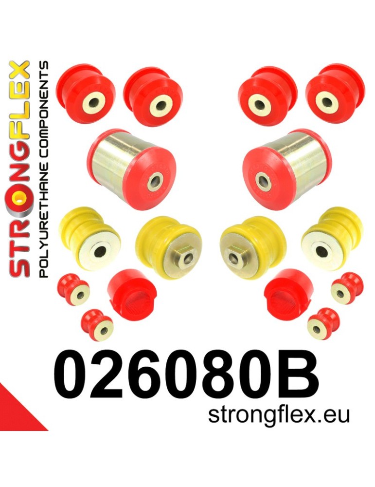 Kit Silent block Polyuréthane Train Avant Audi A4 B7 05-08