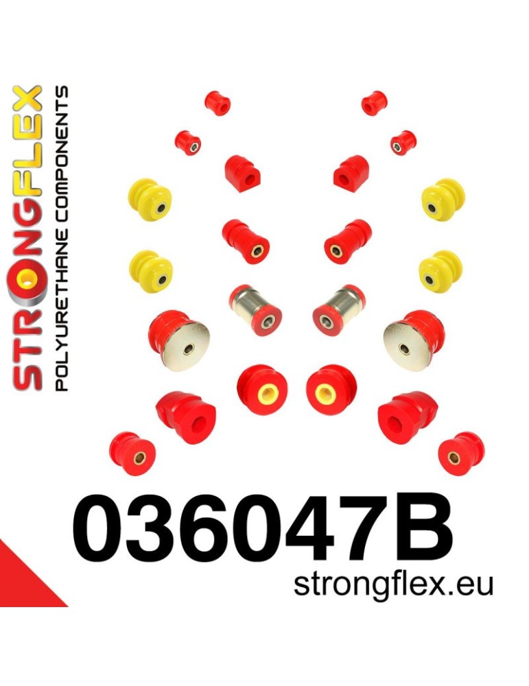 Kit Silent block Polyuréthane Train BMW E36 90-99 M3
