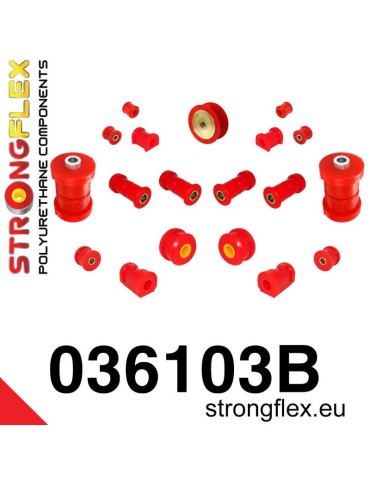  Kit Silent block Polyuréthane Train Avant BMW E30 82-91