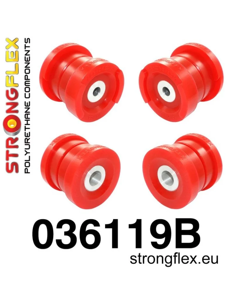  Silent block Polyuréthane Train Support Arrière kit BMW E46 98-
