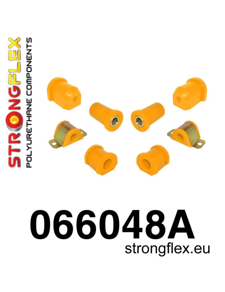 Kit SPORT Silent block Polyuréthane Train Avant Fiat Seicento 98-08