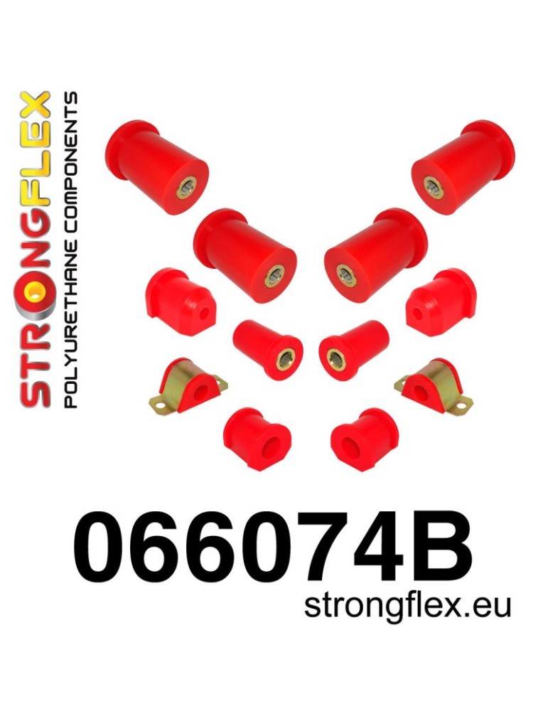 Kit Silent block Polyuréthane Train Avant Fiat Cinquecento 91-98