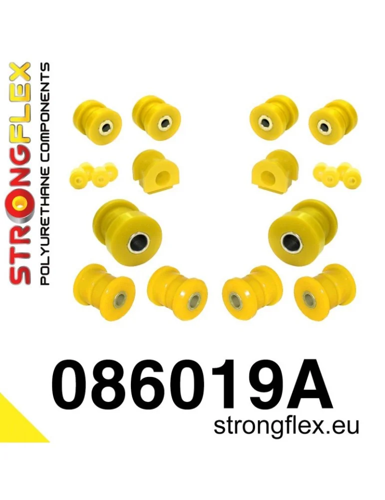 Kit SPORT Silent block Polyuréthane Train Avant MG ZS 01-05