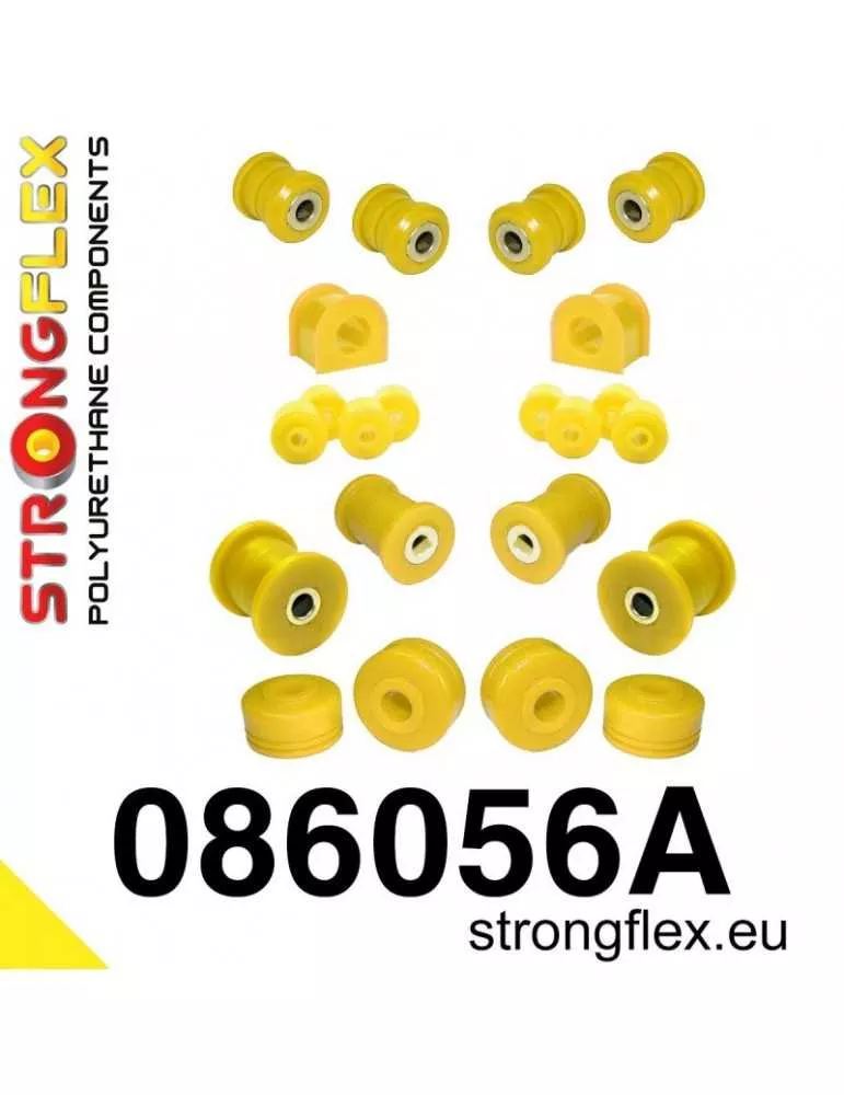  Kit SPORT Silent block Polyuréthane Train Avant Honda CRX 88-91
