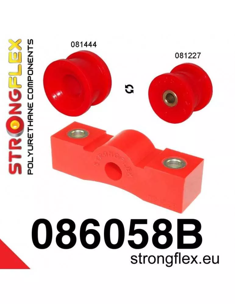  Silent block Polyuréthane kit Stabilestateur de Levier de Vitesse et Extension Support Honda Civic 95-00 UK
