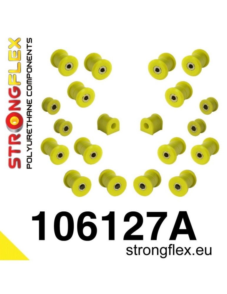 Kit SPORT Silent block Polyuréthane Train Avant Mazda MX-5