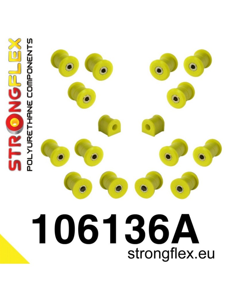 Kit SPORT Silent block Polyuréthane Train Avant Mazda NB 99-05