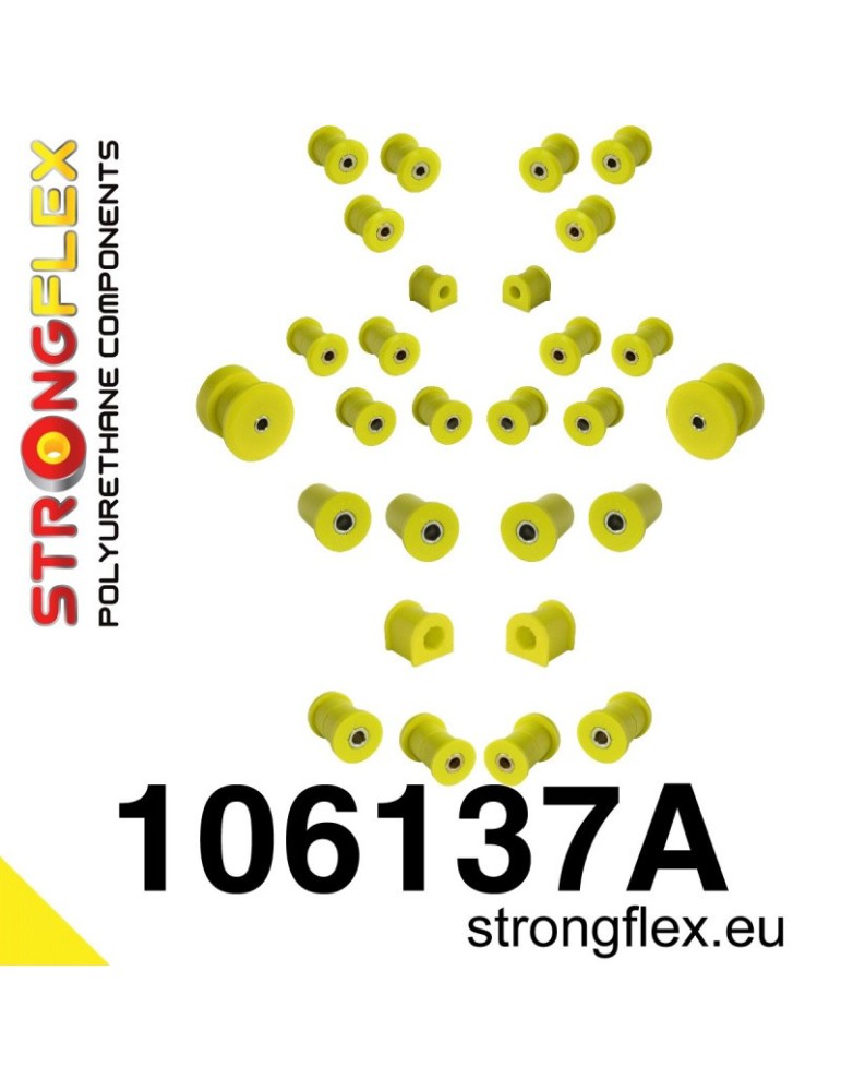 Silent block Polyuréthane kit SPORT Suspension Complète polyurethane Mazda NB 99-05