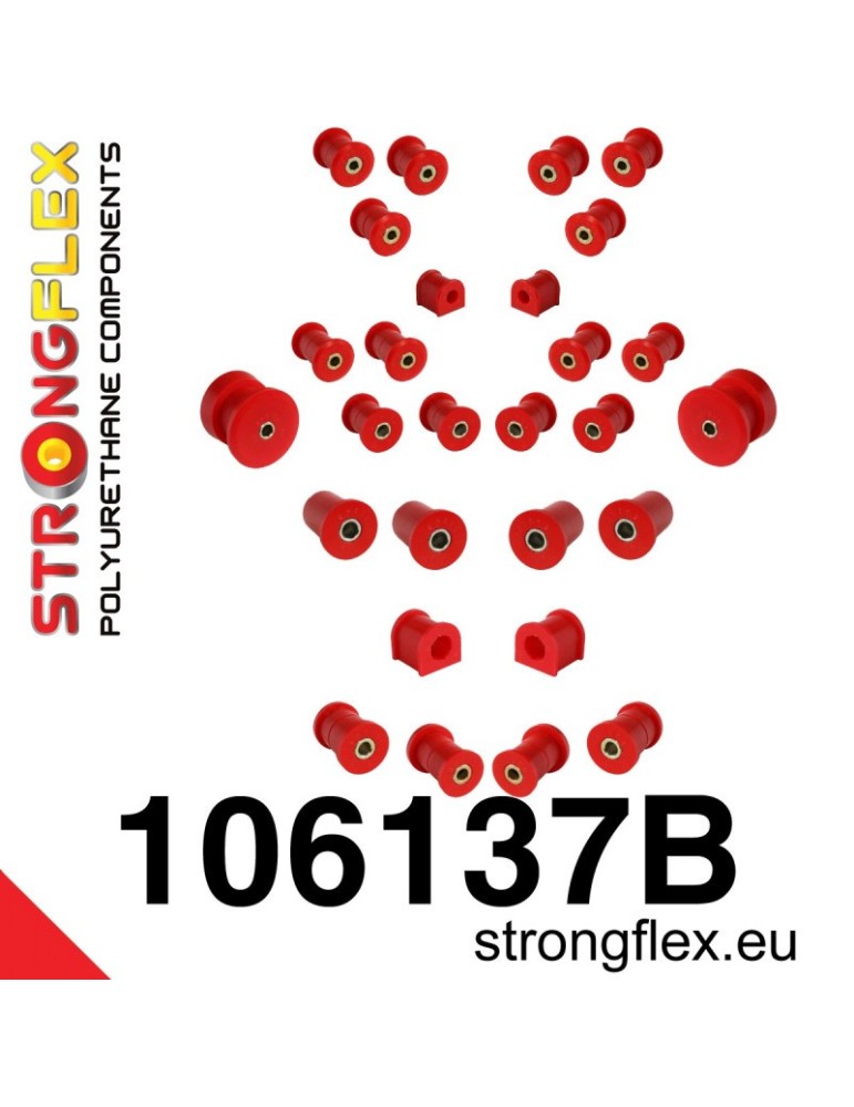 Silent block Polyuréthane kit Suspension Complète polyurethane Mazda NB 99-05