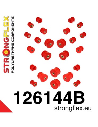  Kit Silent block Polyuréthane Train Avant Mitsubishi Lancer Evolution VII - VIII - IX
