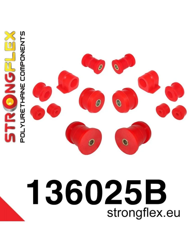  Kit Silent block Polyuréthane Train Avant Vauxhall Astra III
