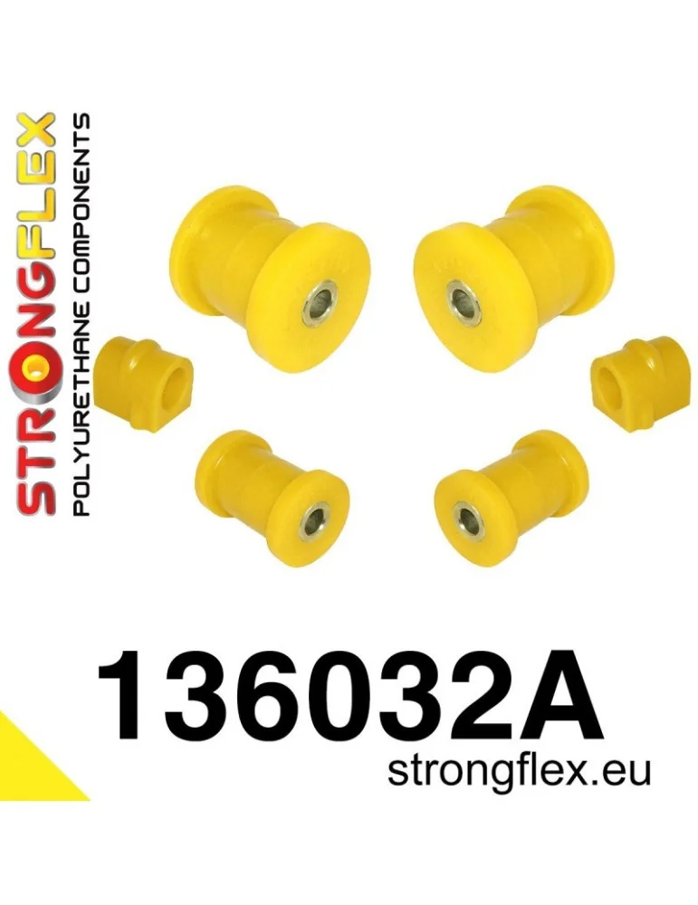 Kit SPORT Silent block Polyuréthane Train Avant Opel Astra G 98-04