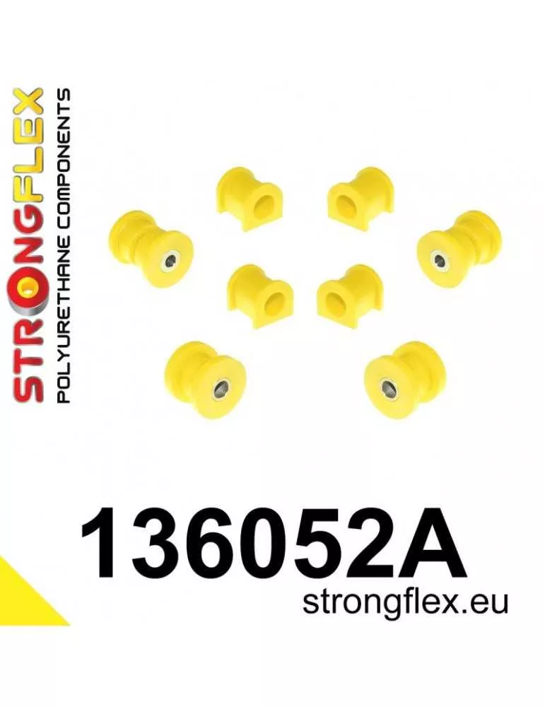  Kit SPORT Silent block Polyuréthane Train Avant Opel / Vauxhall Cousa Nova Vita B S93 (93-00)