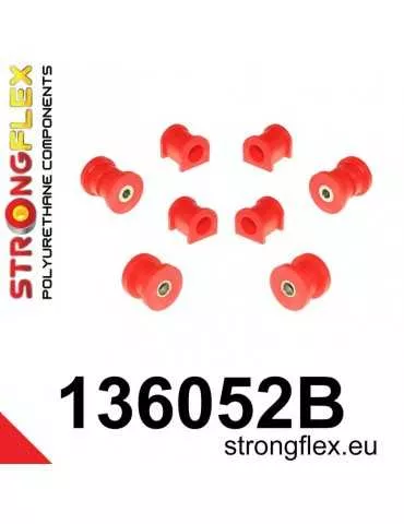  Kit Silent block Polyuréthane Train Avant Opel / Vauxhall Cousa Nova Vita B S93 (93-00)
