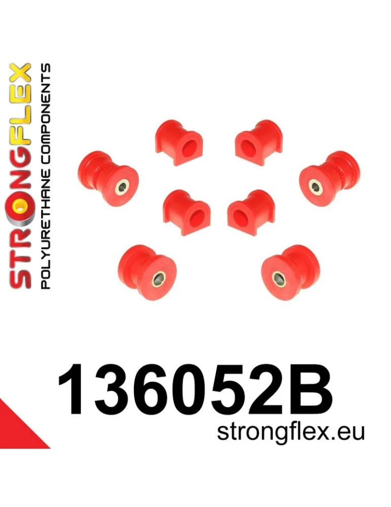  Kit Silent block Polyuréthane Train Avant Opel / Vauxhall Cousa Nova Vita B S93 (93-00)

