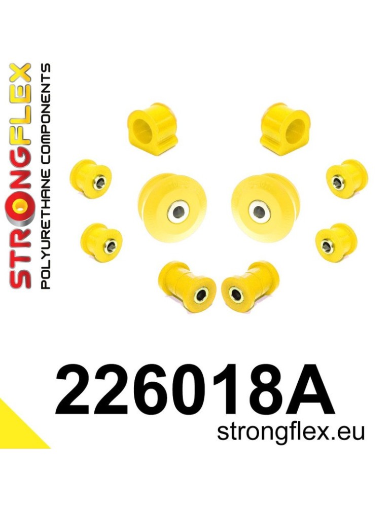 Kit SPORT Silent block Polyuréthane Train Avant Seat Leon