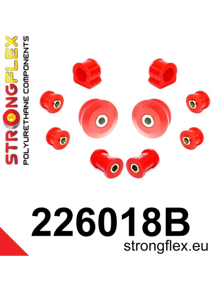 Kit Silent block Polyuréthane Train Avant Volkswagen Golf IV 4x4