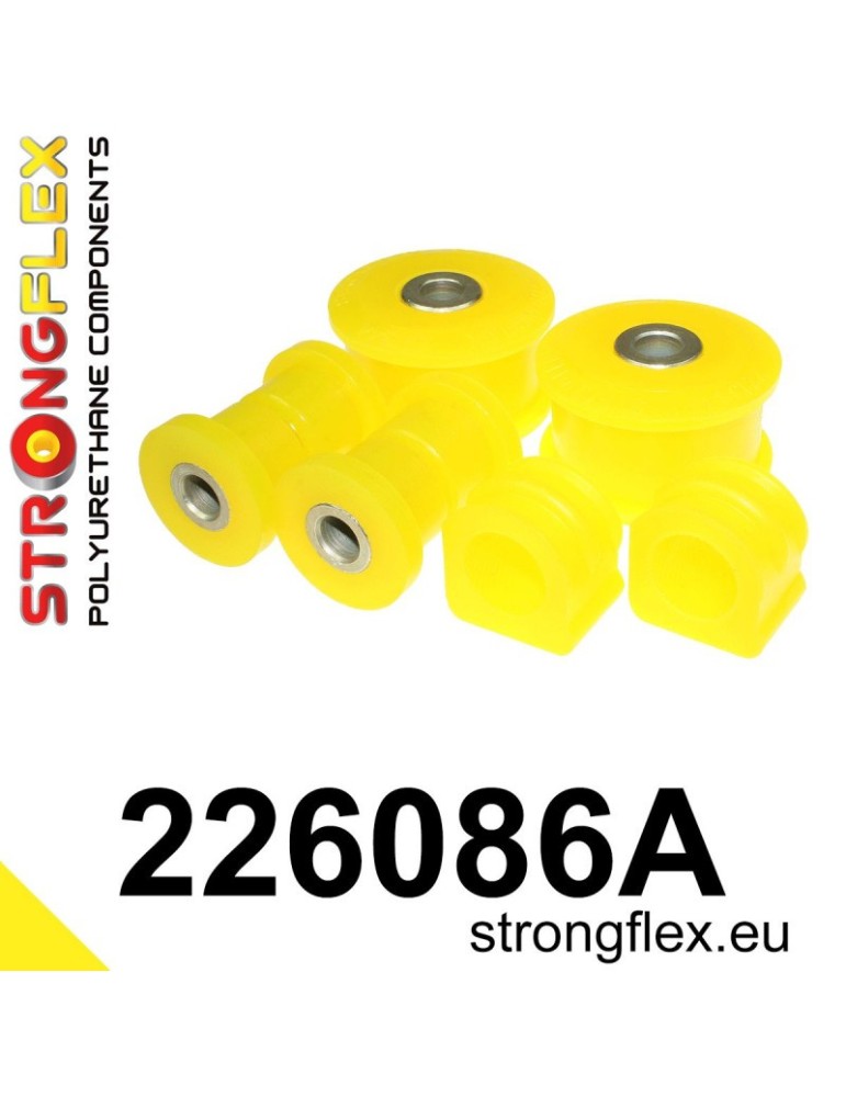 Kit SPORT Silent block Polyuréthane Train Avant Volkswagen VW Golf IV R32 4x4
