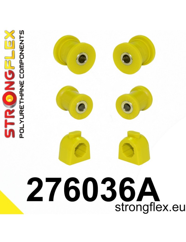 Silent block Polyuréthane Barre stabilisatrice Avant kit SPORT Subaru Impreza GC GF 92-00