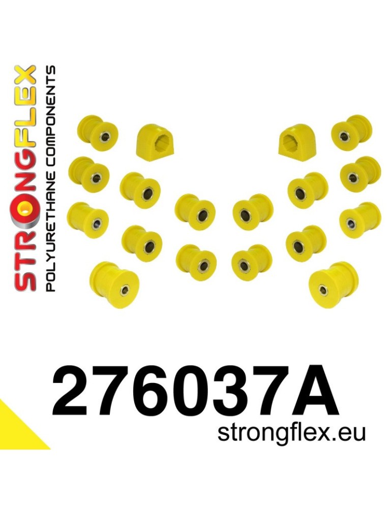 Kit SPORT Silent block Polyuréthane Train Avant et Arrière Subaru Impreza GD GG 01-07