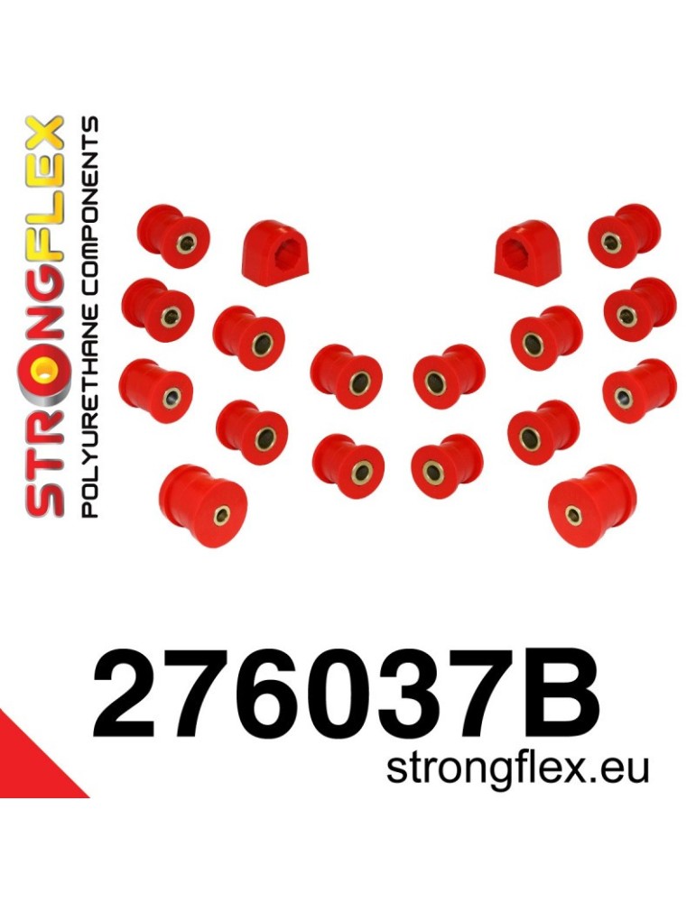  Kit Silent block Polyuréthane Train Avant et Arrière Subaru Legacy/Outback BD BG 94-99
