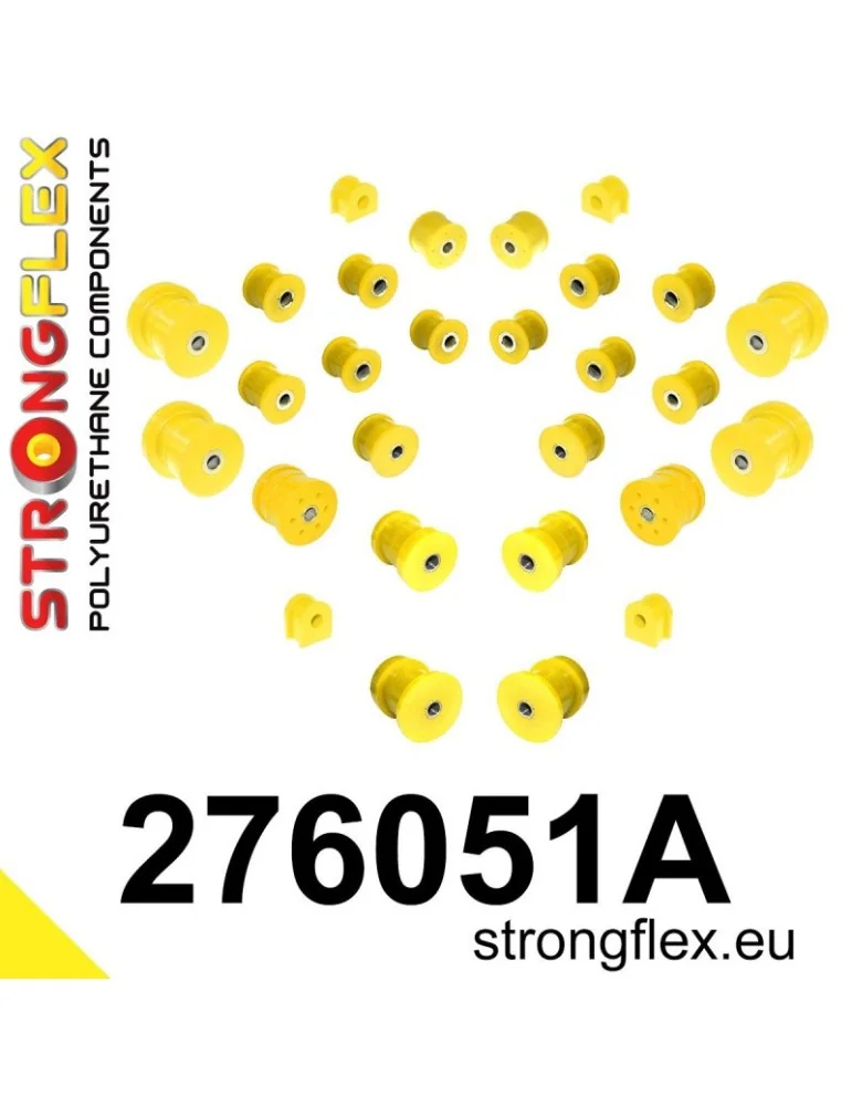  Silent block Polyuréthane kit SPORT Train de Suspension  Subaru SVX C12 91-97
