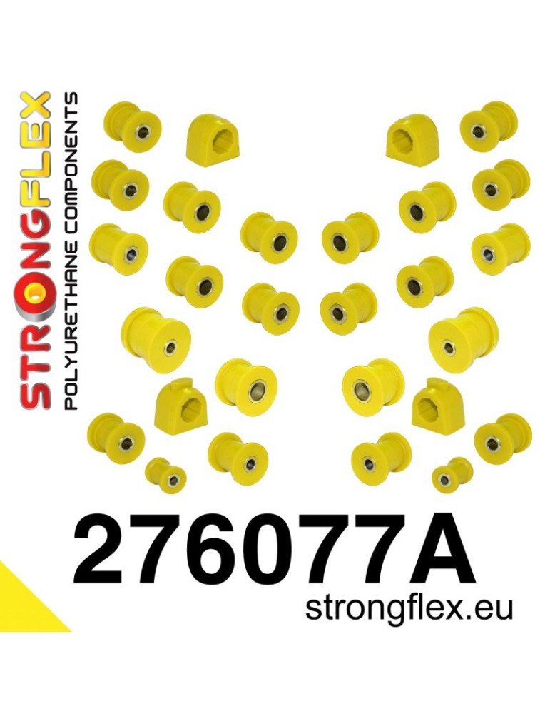  Kit SPORT Suspension Silent block Polyuréthane  Subaru Impreza GD GG 01-07
