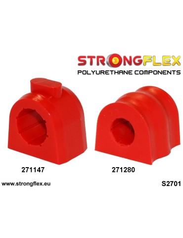  Kit Silent block Polyuréthane Train Avant Subaru Impreza GC GF 92-00
