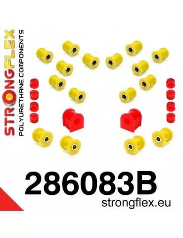  Kit Silent block Polyuréthane Train Avant et Arrière Nissan 200SX S13 88-93
