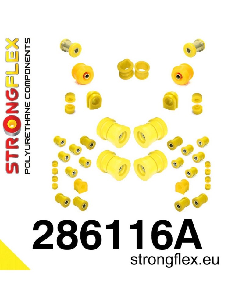  Silent block Polyuréthane kit SPORT Train de Suspension  Nissan 200SX S15 99-02

