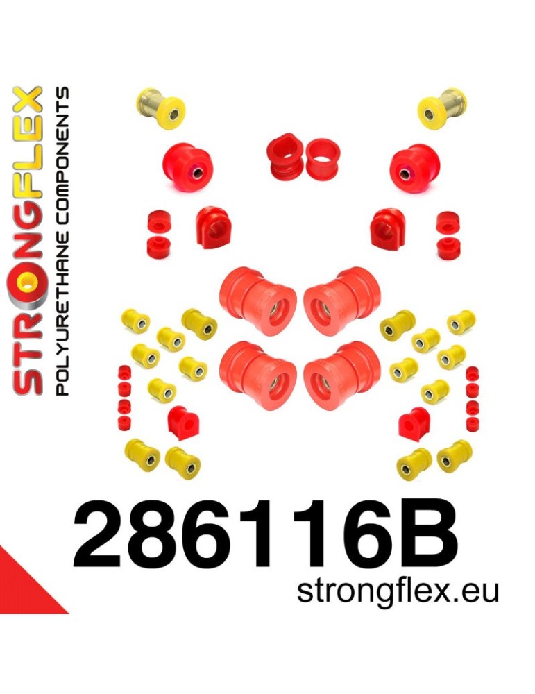 Kit Silent block Polyuréthane Train Avant Nissan 200SX S14 94-99