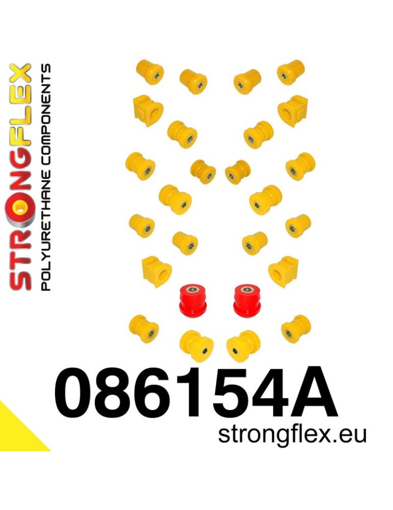 Silent block Polyuréthane kit SPORT Train de Suspension AP2 S2000 AP2 04-09