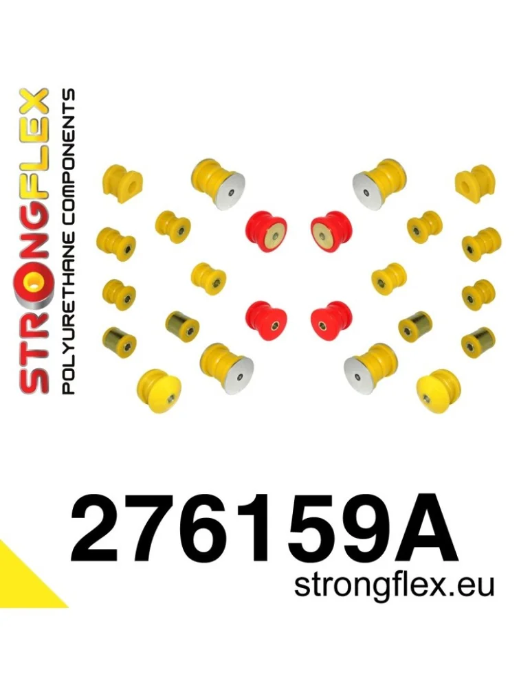  Full Kit SPORT Silent block Polyuréthane Train Avant et Arrière Baja 02-06
